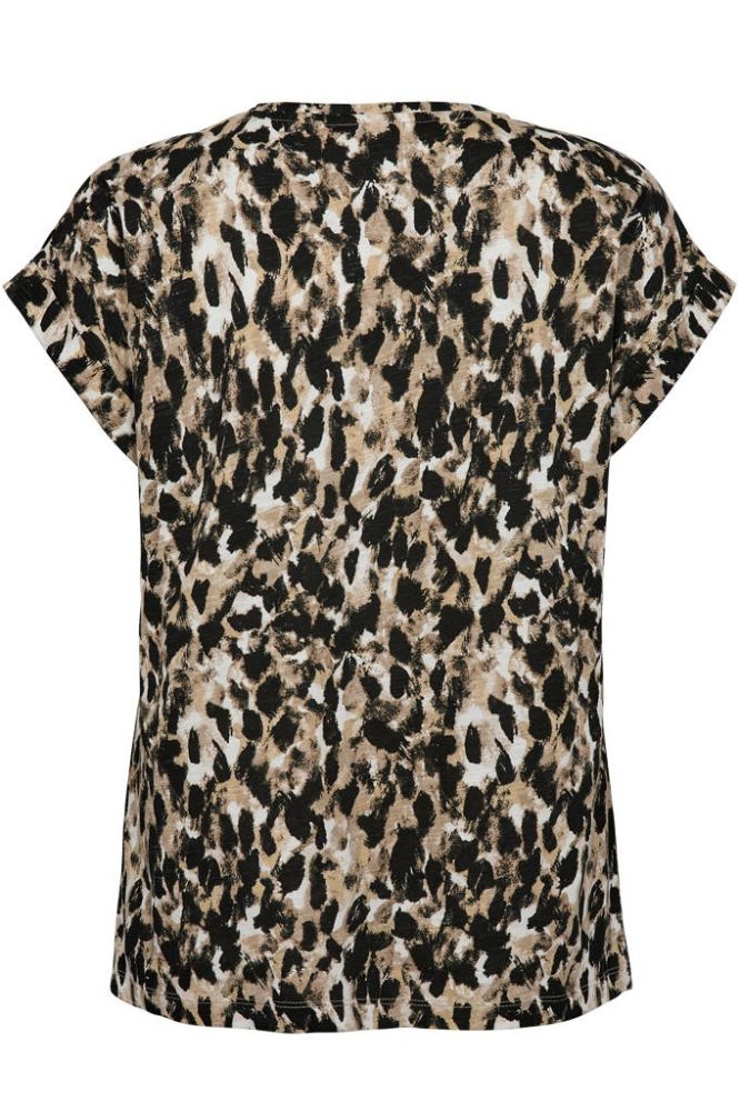 FQVIVA TEE 205752 SIMPLY TAUPE W. BLACK